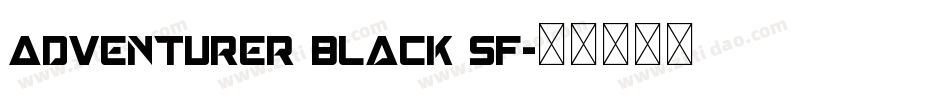 Adventurer Black SF字体转换
